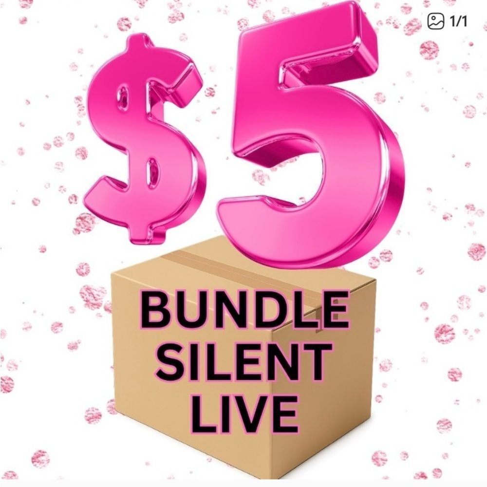 $5 Pink Promotional Graphic - Bundle Silent Live
